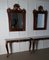 French Marble Top Console Tables with Mirrors, 1890, Set of 4 4