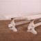 French Trestle Benches, 1890s, Set of 2 2