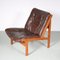 Hunting Chair + Ottoman by Torbjorn Afdal for Bruksbo, Norway, 1960s, Set of 2 5