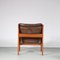 Hunting Chair + Ottoman by Torbjorn Afdal for Bruksbo, Norway, 1960s, Set of 2 8