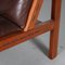 Hunting Chair + Ottoman by Torbjorn Afdal for Bruksbo, Norway, 1960s, Set of 2 12