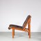 Hunting Chair + Ottoman by Torbjorn Afdal for Bruksbo, Norway, 1960s, Set of 2 6
