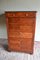 Antique Mahogany Chiffoniere with Marble Top 1
