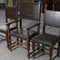 Vintage Chairs in Leatherette, 1930s, Set of 3 6