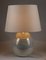 Italian Table Lamp in Pearly Ceramic, 1980, Image 4