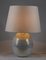 Italian Table Lamp in Pearly Ceramic, 1980 7