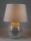 Italian Table Lamp in Pearly Ceramic, 1980, Image 7