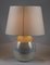 Italian Table Lamp in Pearly Ceramic, 1980, Image 6