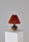 Tue Poulsen Table Lamp Scandinavian Modern Ceramic in Earth Colors, 1960s attributed to Tue Poulsen 4