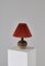 Tue Poulsen Table Lamp Scandinavian Modern Ceramic in Earth Colors, 1960s attributed to Tue Poulsen, Image 4