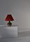 Lampada da tavolo Tue Poulsen moderna in ceramica color terra, Scandinavia, anni '60 attribuita a Tue Poulsen, Immagine 12