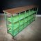 Industrial Green Shelf Cabinet 17