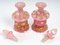 Pink Opaline Perfume Bottles, 19th Century, Set of 2 4
