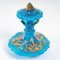 Blue Opaline Perfume Bottle, 19th Century 2