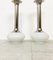 Space Age Ceiling Lights attributed to Veb Leuchten, 1970s, Set of 2, Image 2