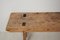 Antique Swedish Rustic Pine Bench, Image 8