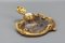 Antique French Gilt Pewter and Porcelain Inkwell by Chatelain, 1890s, Image 16