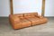Cognac Leather Tufty Time Modular Sofa by Patricia Urquiola for B&b Italia, Set of 2 13