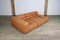 Cognac Leather Tufty Time Modular Sofa by Patricia Urquiola for B&b Italia, Set of 2, Image 12