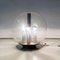 Italian Modern Aluminum and Transparent Plastic Sphere Table or Floor Lamp, 1970s, Image 9