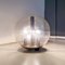 Italian Modern Aluminum and Transparent Plastic Sphere Table or Floor Lamp, 1970s, Image 10