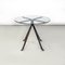 Italian Modern Iron and Glass Cuginetto Coffee Table attributed to Enzo Mari for Driade, 1970s, Image 9