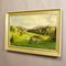 High Mountain Grass Landscape with Alpine Lake in Bavaria, 1930s, Oil on Canvas 3