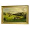 High Mountain Grass Landscape with Alpine Lake in Bavaria, 1930s, Oil on Canvas, Image 2