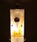 Lámpara de pie vintage de vidrio y cromo de Mazzega, Imagen 7
