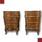 Luigi XV Bedside Tables in Wood, Set of 2 1