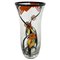 Art Deco Hand Painted Enamel-Paint Vase by A.J. Van Kooten, 1930s, Image 1