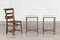 Tavolini Mid-Century in ottone e bambù, set di 2, Immagine 5