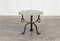 Mid-Century French Green Marble & Iron Side Table 10