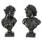 Claude Michel Clodion, Busts of Dionysus and Ariadne, 18th Century, Bronzes, Set of 2 1