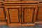 Victorian Breakfront Bookcase in Wanut and Marquetry Inlay 15