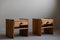 Danish Modern Nightstands with Drawer in Pine, 1970s, Set of 2 7