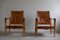 Safari Chairs in Ash and Leather by Kaare Klint, 1950s, Set of 2 15