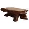 Mid-Century Modern Shaped Sofa Table in Wood, 1960s, Image 1