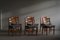 Vintage Dining Chairs in Oak and Gotland Sheepskin by Henning Kjærnulf, 1960s, Set of 6, Image 2