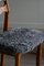 Sedie da pranzo vintage in quercia e pelle di pecora Gotland di Henning Kjærnulf, anni '60, set di 6, Immagine 5