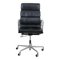 EA-219 Office Chair in Black Leather by Charles Eames for Vitra, 1990s 2