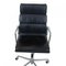EA-219 Office Chair in Black Leather by Charles Eames for Vitra, 1990s, Image 5
