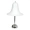 Lampe de Bureau Verpan en Chrome Blanc par Verner Panton pour Louis Poulsen 1