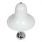 Lampe de Bureau Verpan en Chrome Blanc par Verner Panton pour Louis Poulsen 2