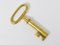 Large Austrian Brass Key Cork Screw by Carl Auböck, 1950s 5