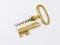 Large Austrian Brass Key Cork Screw by Carl Auböck, 1950s 4