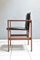 Vintage Stühle aus Nussholz & Schwarzem Leder von Bernini, 4 . Set 10