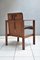 Vintage Stühle aus Nussholz & Schwarzem Leder von Bernini, 4 . Set 7
