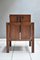 Vintage Stühle aus Nussholz & Schwarzem Leder von Bernini, 4 . Set 8
