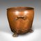 Antique Victorian English Fireside Bin in Copper and Brass, 1880s, Image 4